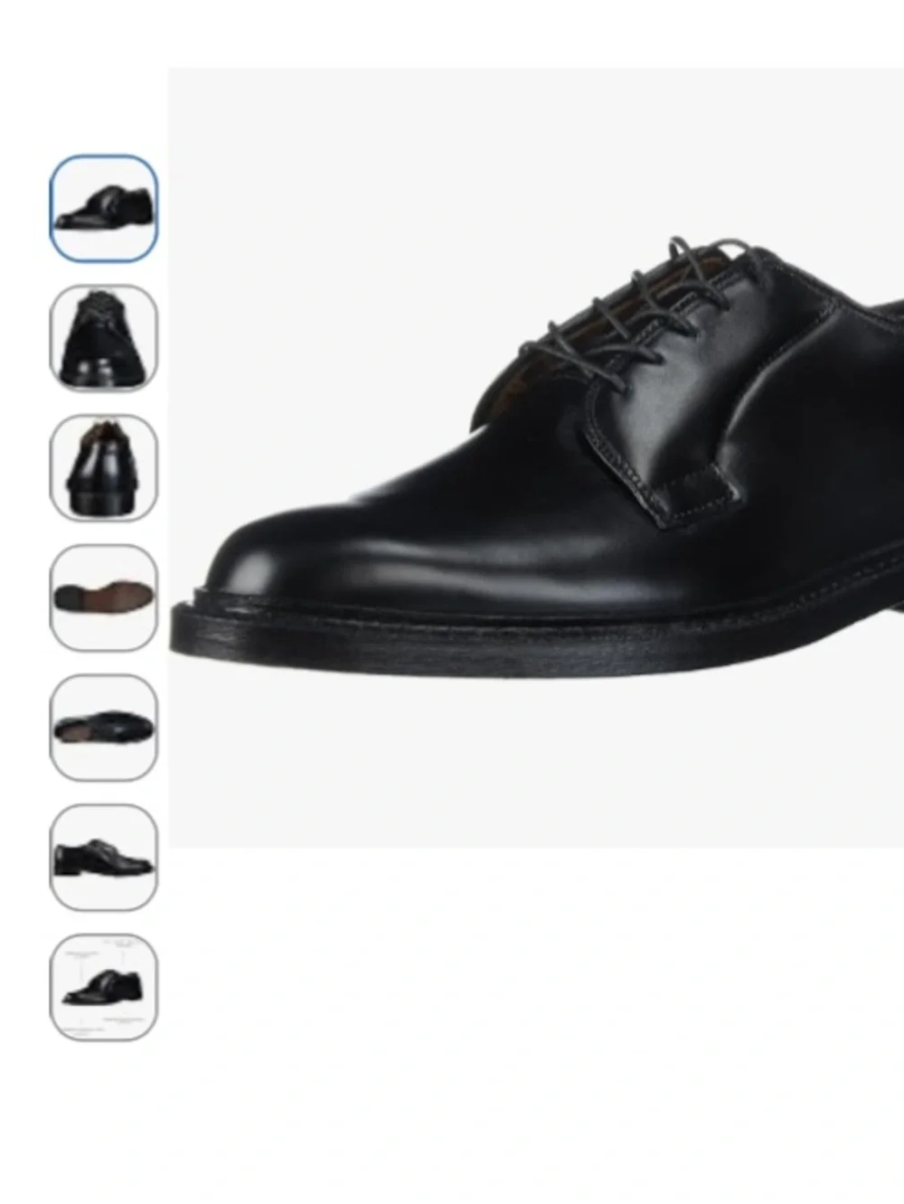 Allen Edmonds Devin Derby Lace-Up Oxford in Black